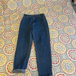 Vintage high waisted raiders 90s mom jeans